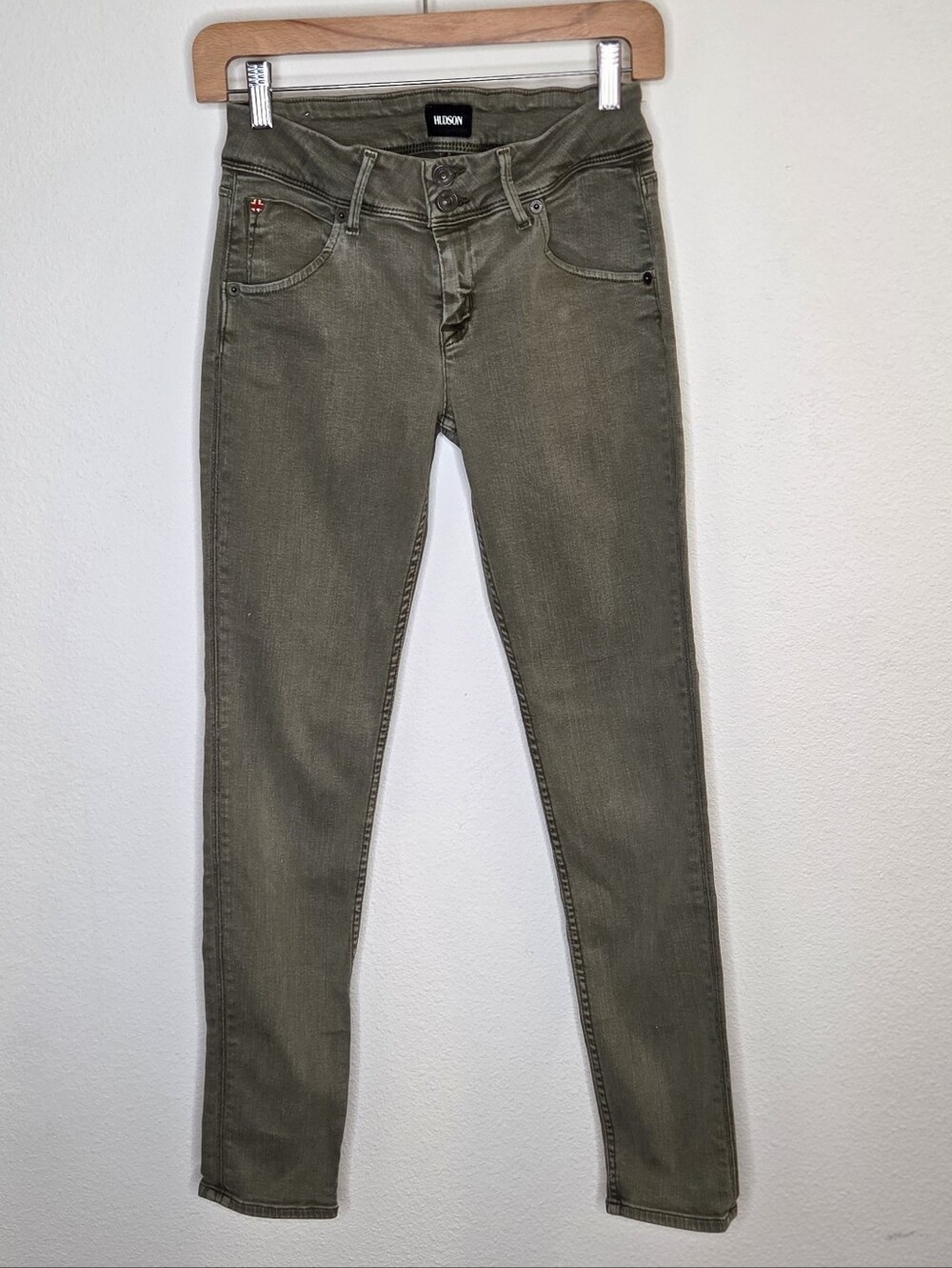 Hudson Jeans Women’s Olive "Collin" Flap Skinny Jean - Size 26